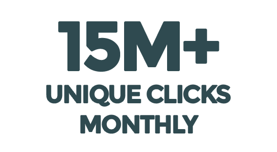 unique clicks monthly